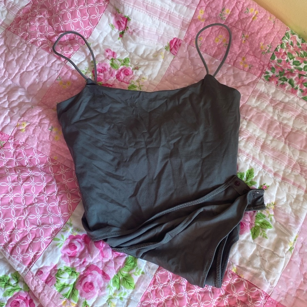 Olive Green PULL AND BEAR body suit